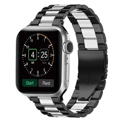 Bracelet en Acier Inoxydable pour Apple Watch – Résistant et Élégant
