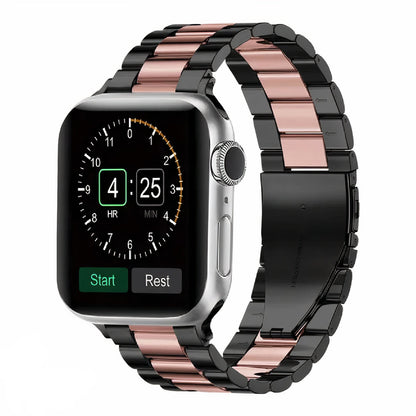 Bracelet en Acier Inoxydable pour Apple Watch – Résistant et Élégant