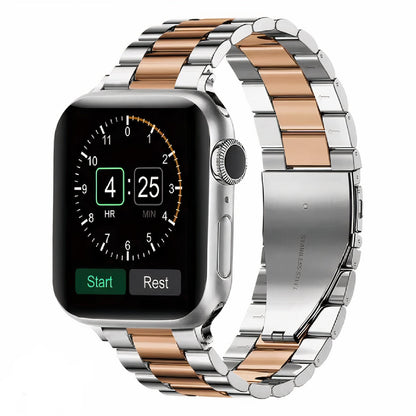 Bracelet en Acier Inoxydable pour Apple Watch – Résistant et Élégant