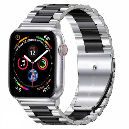 Bracelet en Acier Inoxydable pour Apple Watch – Résistant et Élégant