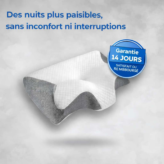 BLXCKREST™ Oreiller Cervical | Soulage la nuque, améliore le sommeil
