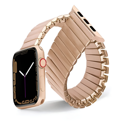 Bracelet en Acier Élastique pour Apple Watch – Un Ajustement Parfait