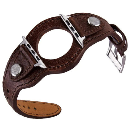 Bracelet en Cuir Large pour Apple Watch – Confort et Caractère