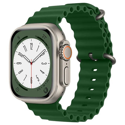 Bracelet en Silicone Sport pour Apple Watch – Étanche et Ergonomique