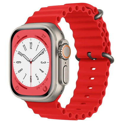 Bracelet en Silicone Sport pour Apple Watch – Étanche et Ergonomique