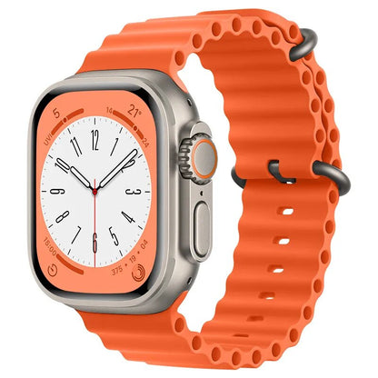 Bracelet en Silicone Sport pour Apple Watch – Étanche et Ergonomique