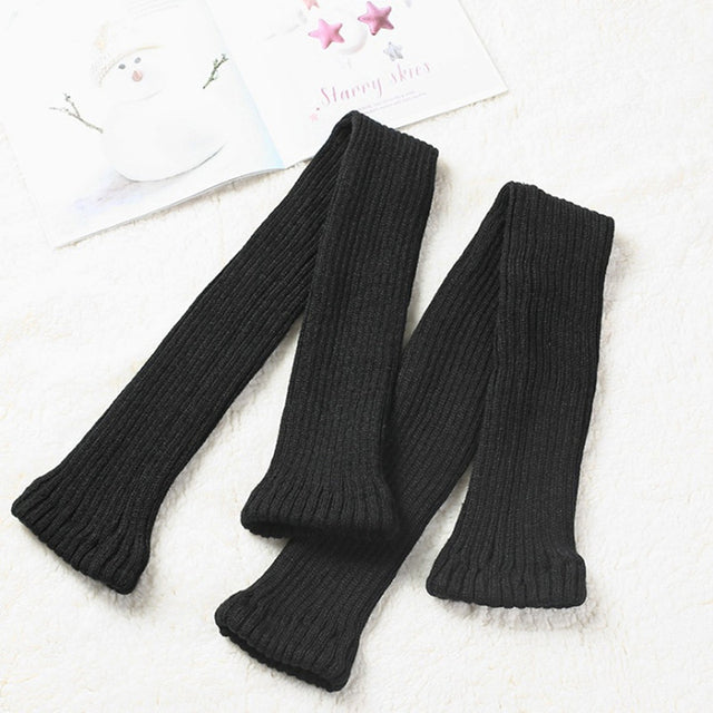 Chauffe-jambes en tricot solide