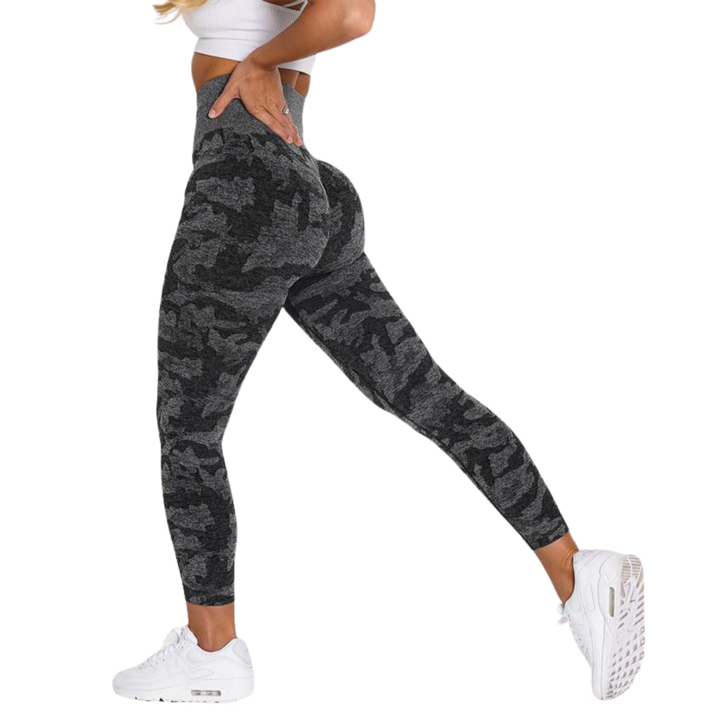 Leggings Sport Camouflage pour femmes Taille XS,S,M,L