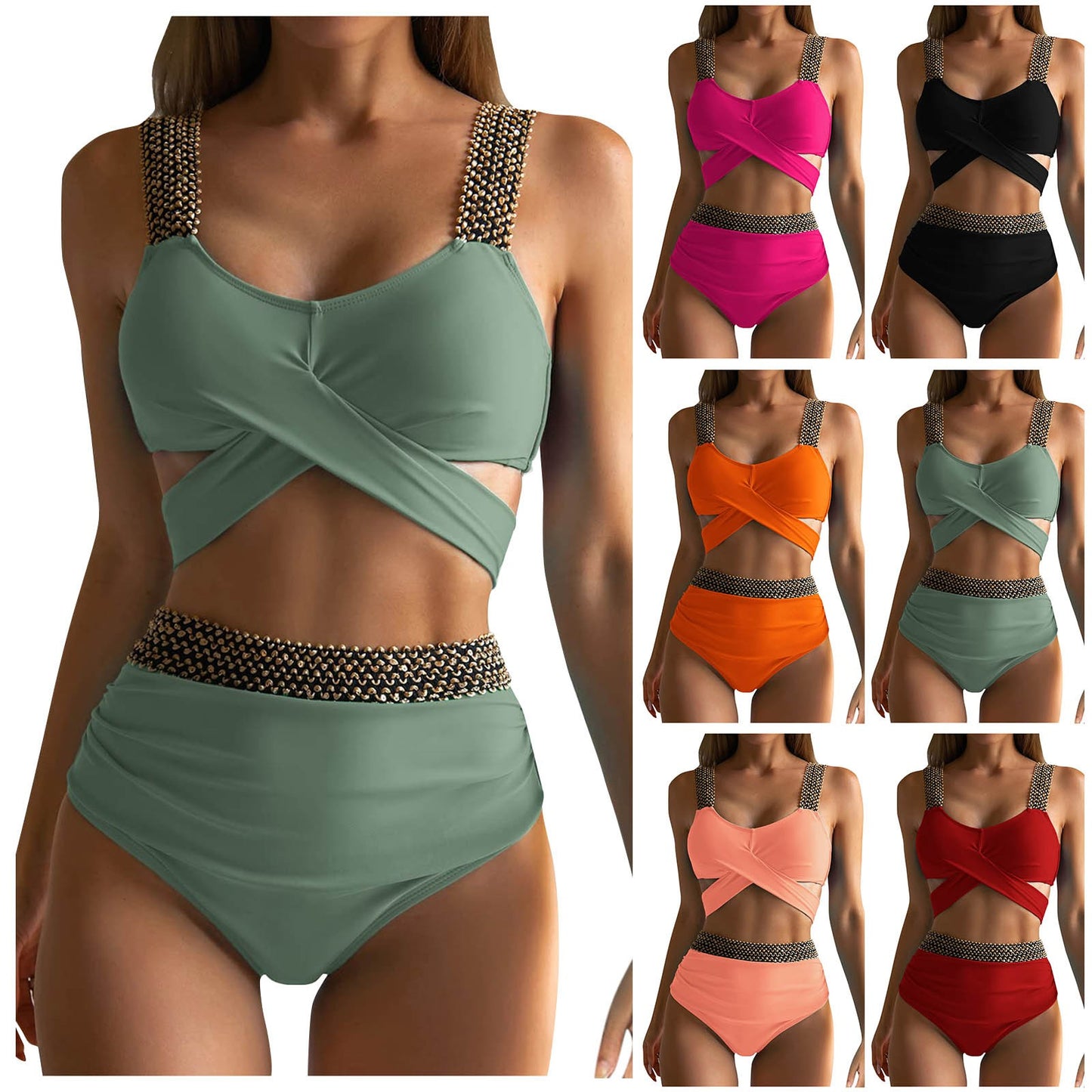 Maillot de bain taille haute