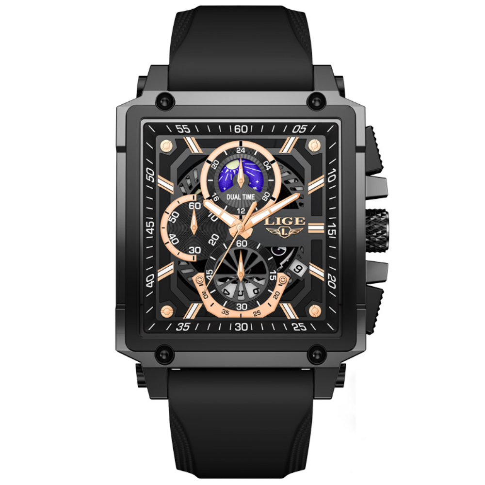 Montre squelette homme