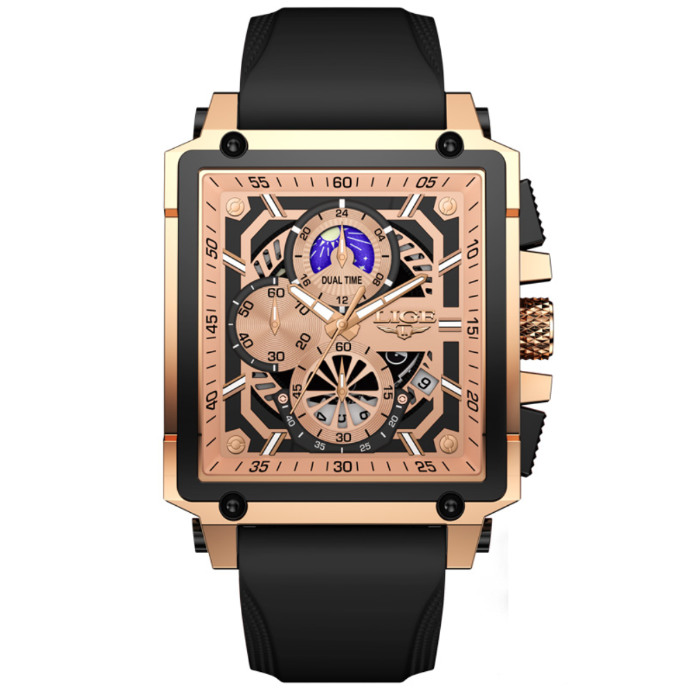 Montre squelette homme