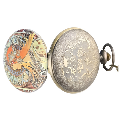 Montre de Gousset en Bronze – Un Accessoire de Style Unique