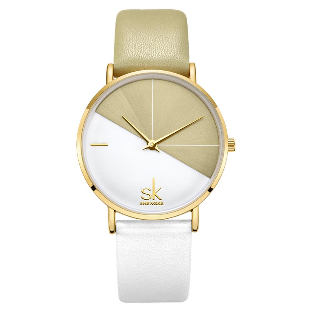 Montre bicolore femme