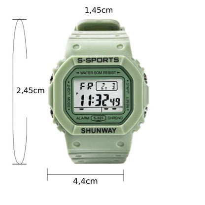 Montre Enfants Digitale – Un Design Ludique et Facile à Lire