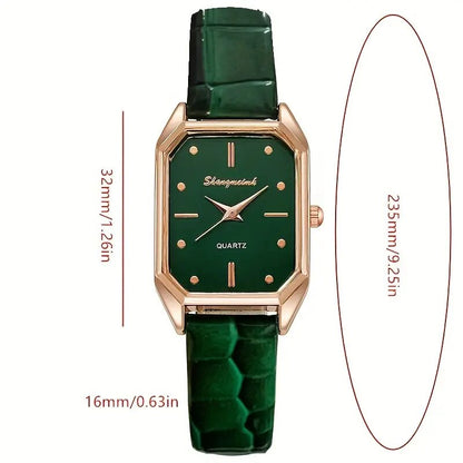 Montre Femme en Cuir Vintage – Élégance Rétro et Raffinement Intemporel