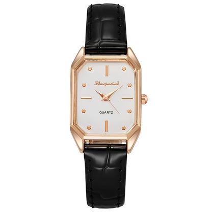 Montre Femme en Cuir Vintage – Élégance Rétro et Raffinement Intemporel