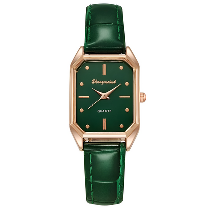 Montre Femme en Cuir Vintage – Élégance Rétro et Raffinement Intemporel