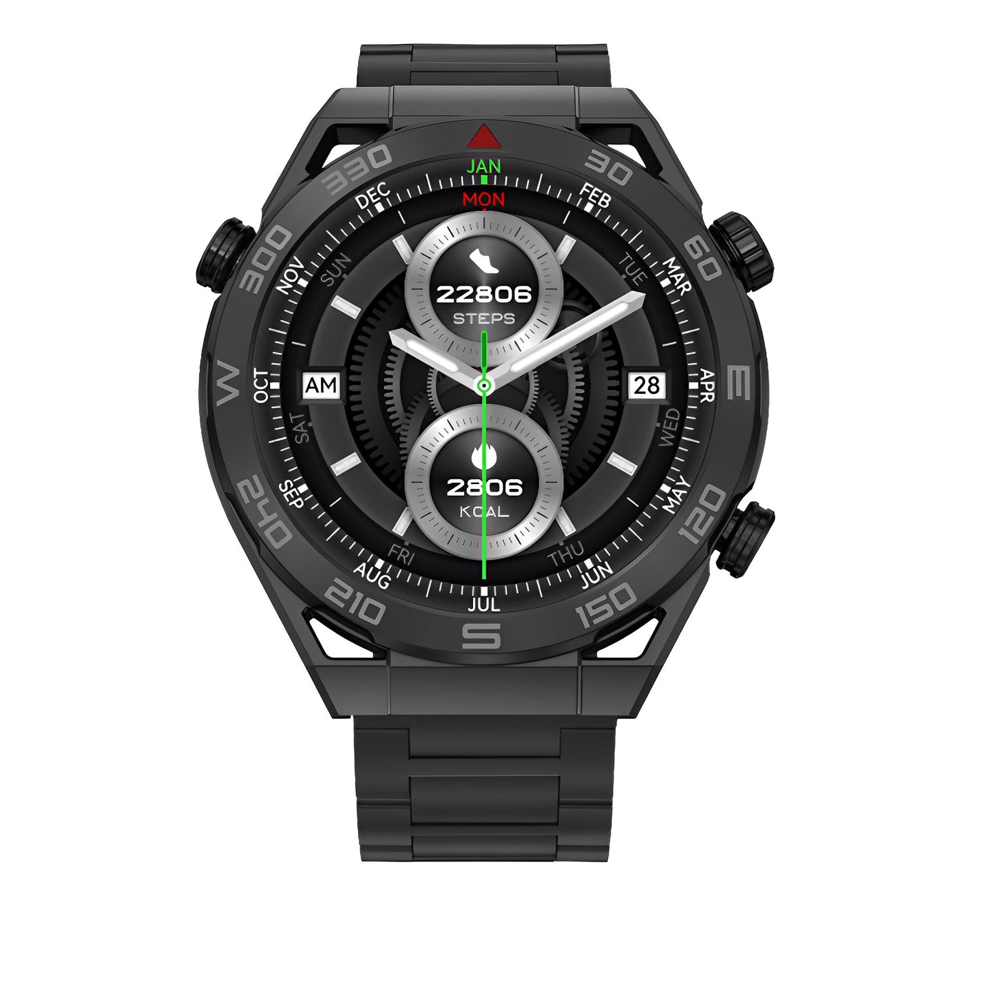 Montre connectée homme sport chic