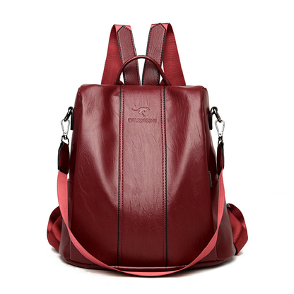 Sac à dos en cuir Anti-vol