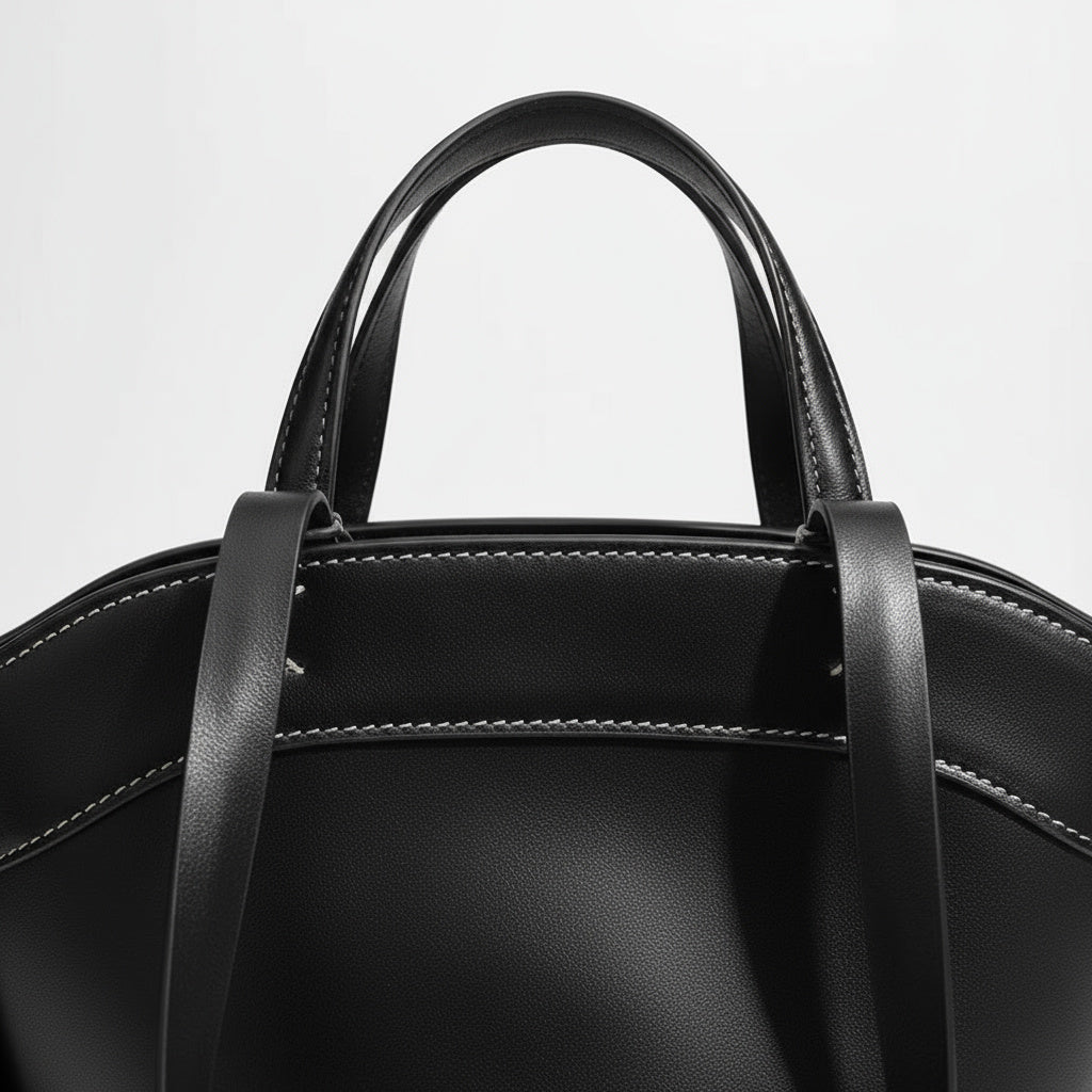 Sac Cabas Femme en Cuir Double Anses