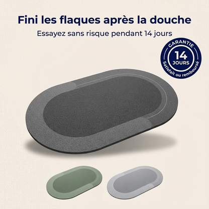BLXCKMAT™ | Le tapis de bain qui sèche vos pieds en quelques secondes