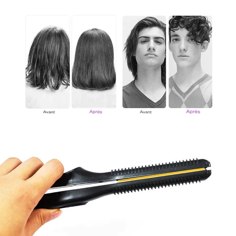 2 en 1 lisseur et boucleur pour cheveux
