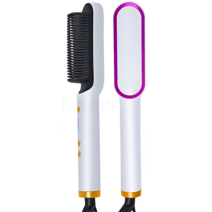 2 en 1 Brosse chauffante lissante