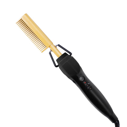 Peigne Chauffant avec brosse chauffante