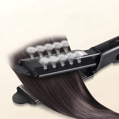 Plaque cheveux lisseur à vapeur