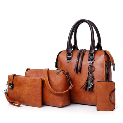Sac fourre tout femme ensemble sac 4 pièces