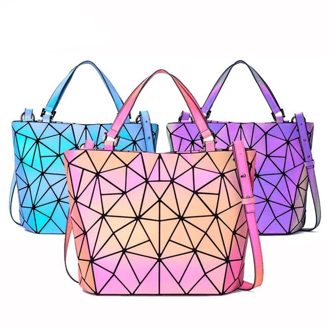 Sac holographique sac geometrique lumineux