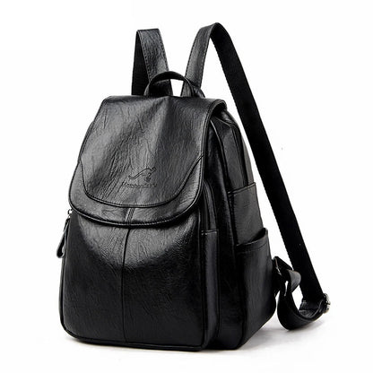 Sac à dos en cuir souple