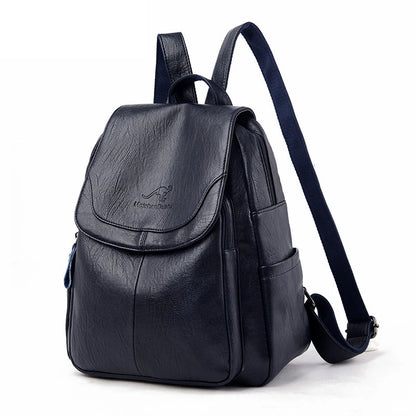 Sac à dos en cuir souple