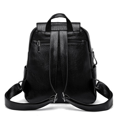 Sac à dos en cuir souple