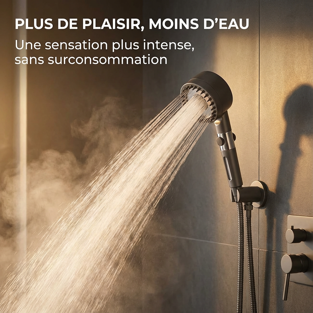 BLXCKFLOW™ Shower | Une douche plus intense, sans plus d’eau