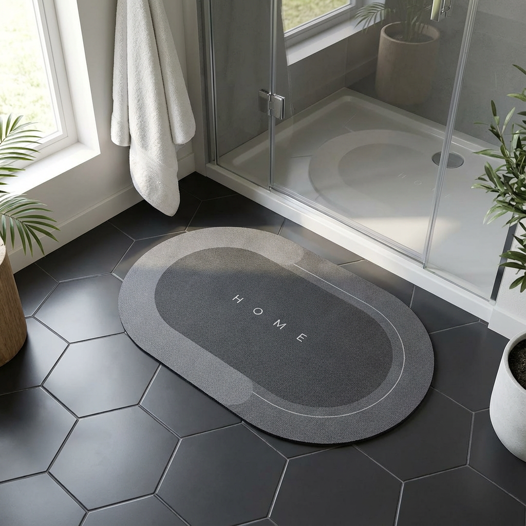 BLXCKMAT™ | Le tapis de bain qui sèche vos pieds en quelques secondes