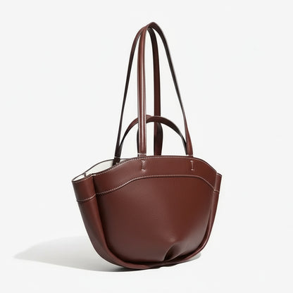 Sac Cabas Femme en Cuir Double Anses