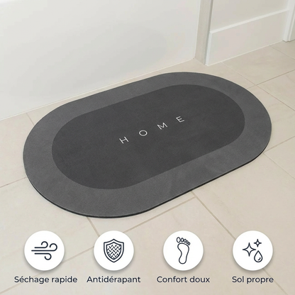 BLXCKMAT™ | Le tapis de bain qui sèche vos pieds en quelques secondes