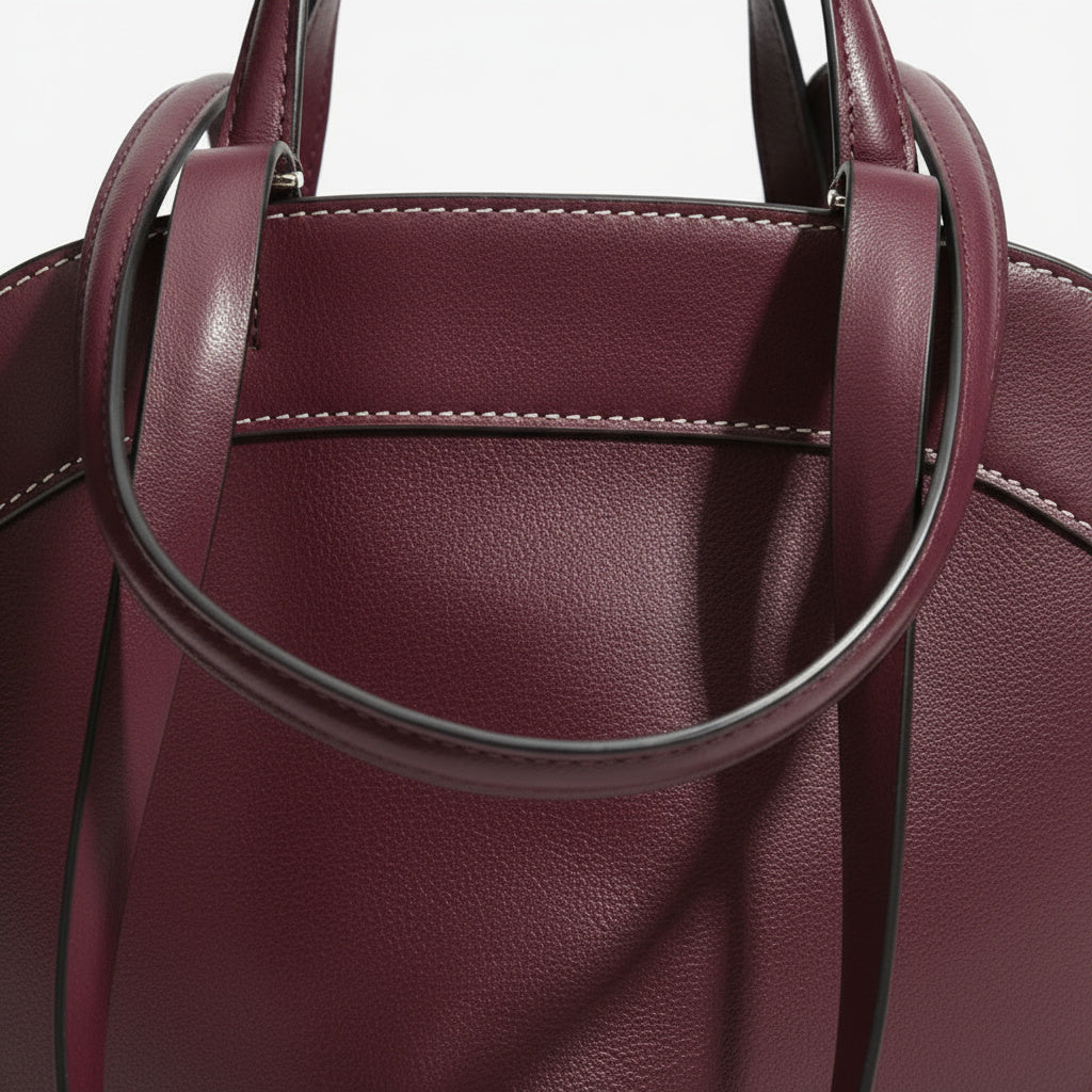 Sac Cabas Femme en Cuir Double Anses