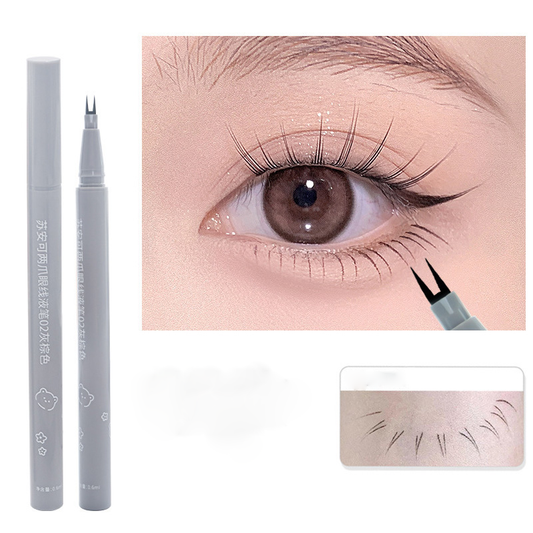 Crayon à cils inférieurs double pointe