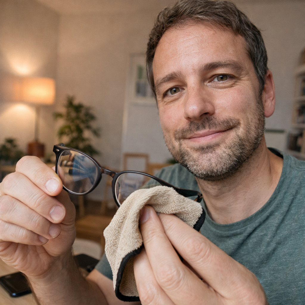 BLXCKCLEAN™ Wipe | Des écrans et lunettes nets, en un seul geste