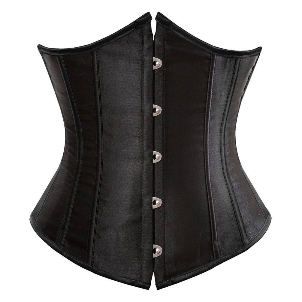 Corset à lacets noir pour femmes ceinture amincissante - Blxck France