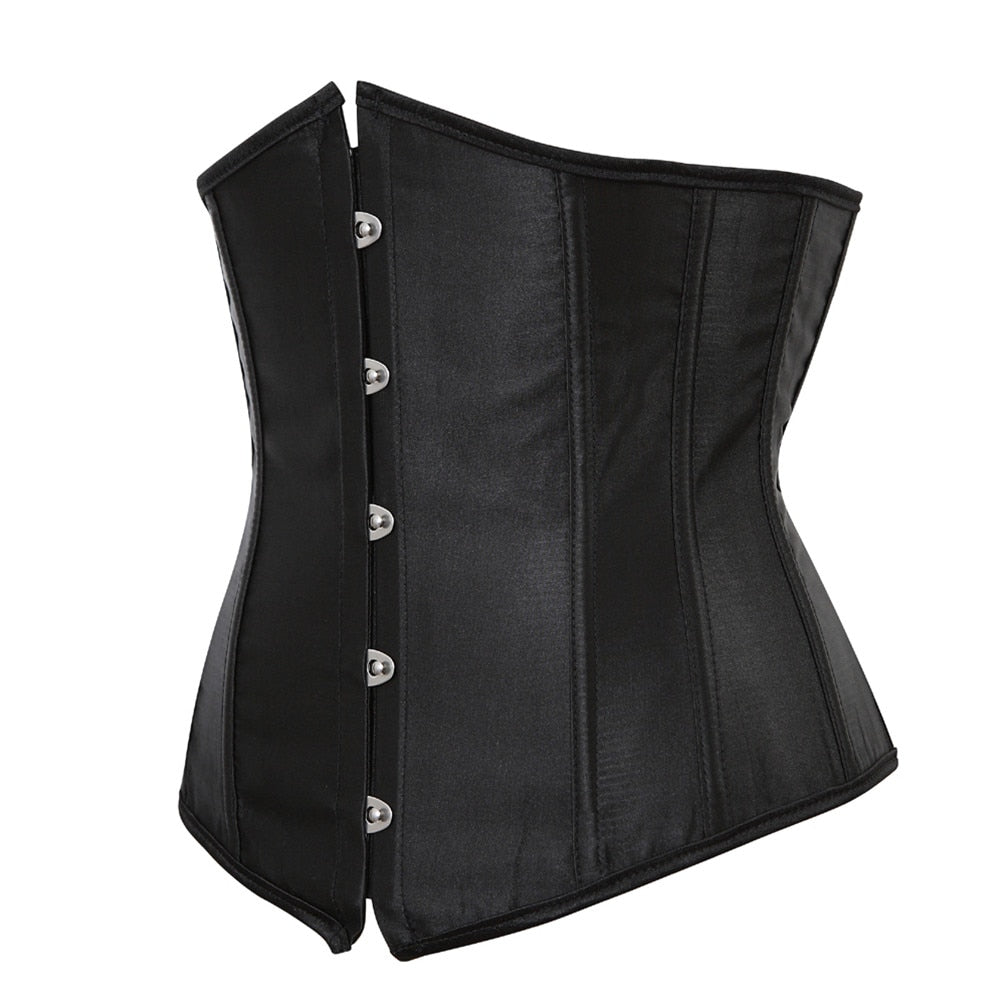 Corset à lacets noir pour femmes ceinture amincissante - Blxck France