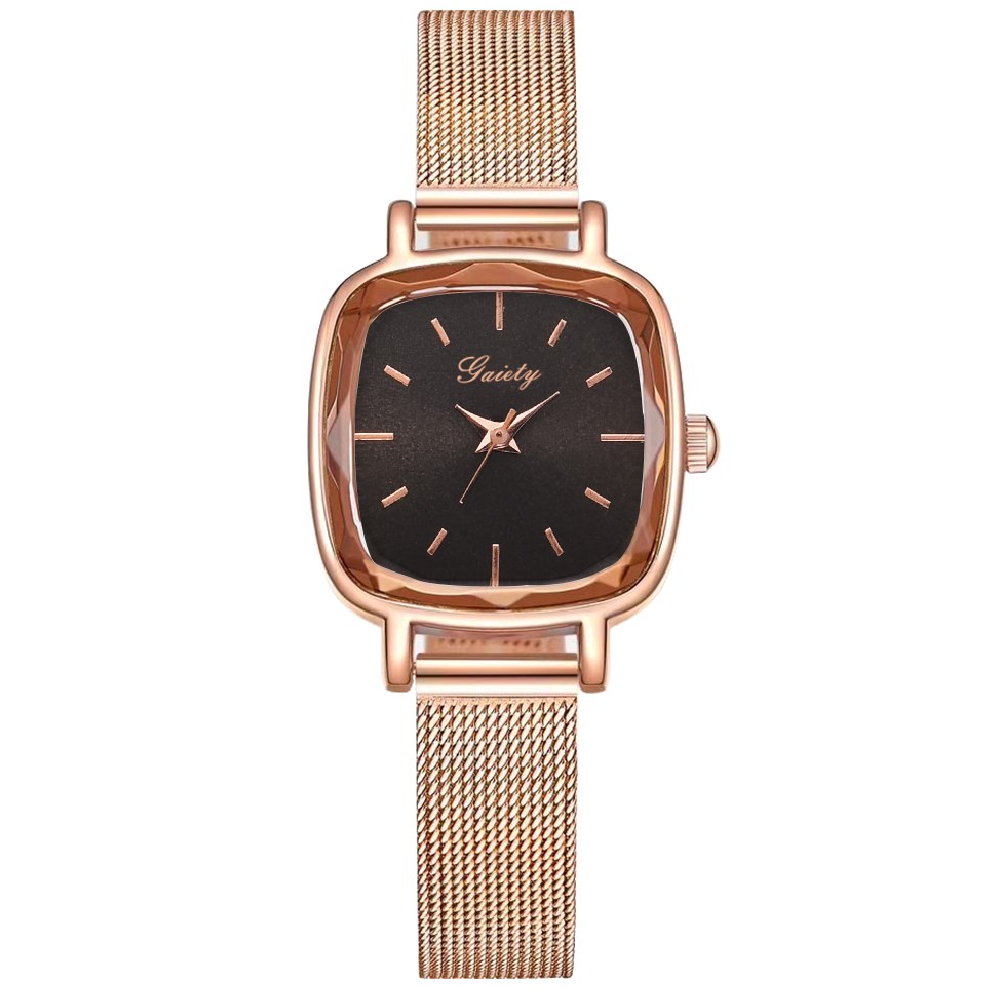 Montre acier femme