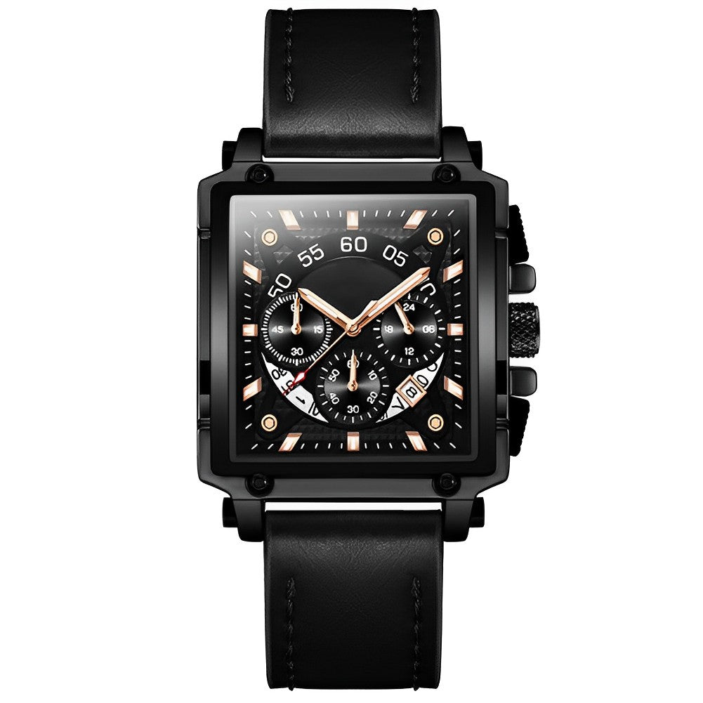 Montre carré homme luxe