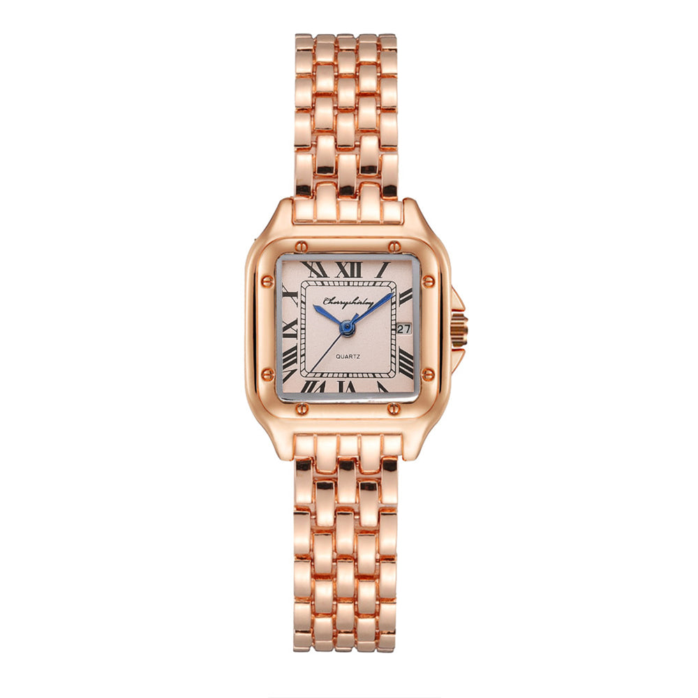 Montre femme carrée luxe