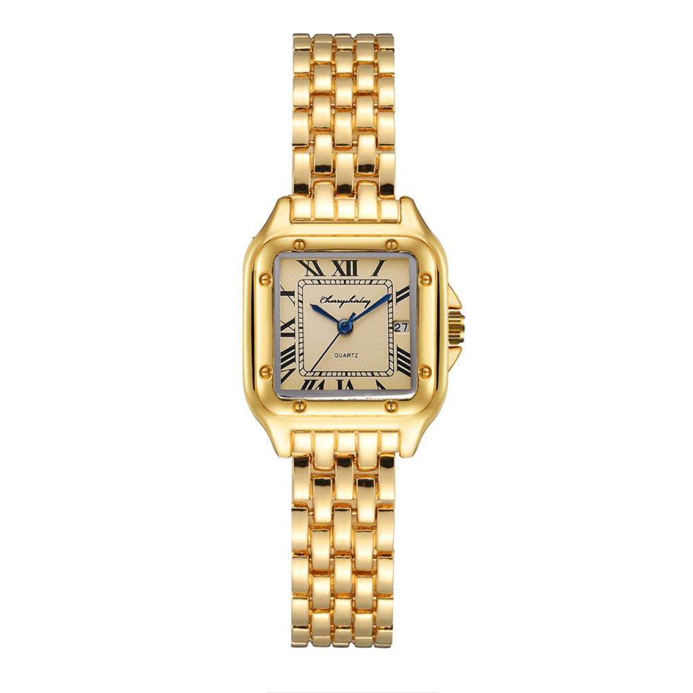 Montre femme carrée luxe