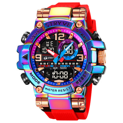 Montre Homme Digital et Aiguille – Fusion de la Technologie et du Classique