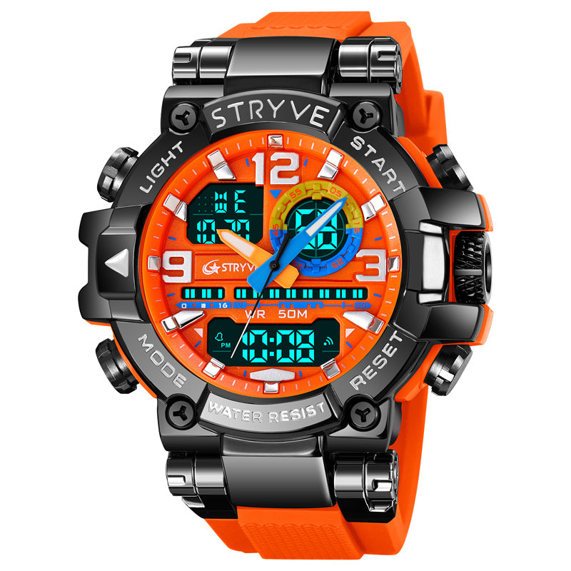 Montre homme digital et aiguille