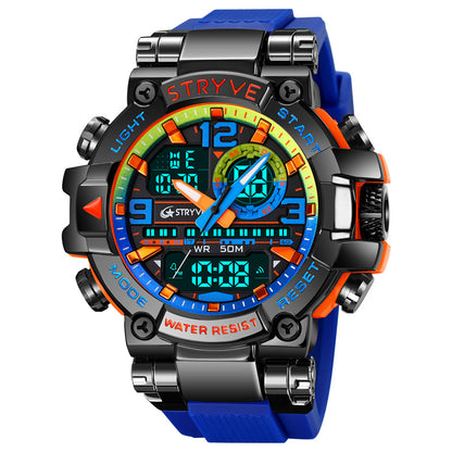 Montre Homme Digital et Aiguille – Fusion de la Technologie et du Classique